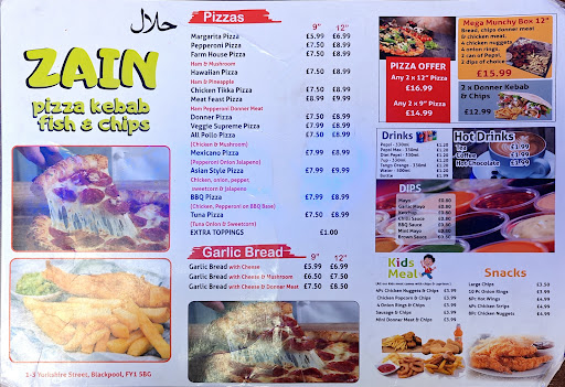 Photo of Zain Pizza House - 1-3 Yorkshire St, Blackpool FY1 5BQ